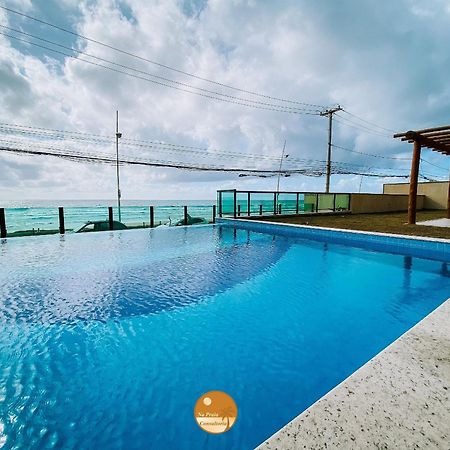 Pe Na Areia, Piscina Borda Infinita, Vaga De Garagem, Portaria 24 Hs Apartment ซัลวาดอร์ ภายนอก รูปภาพ