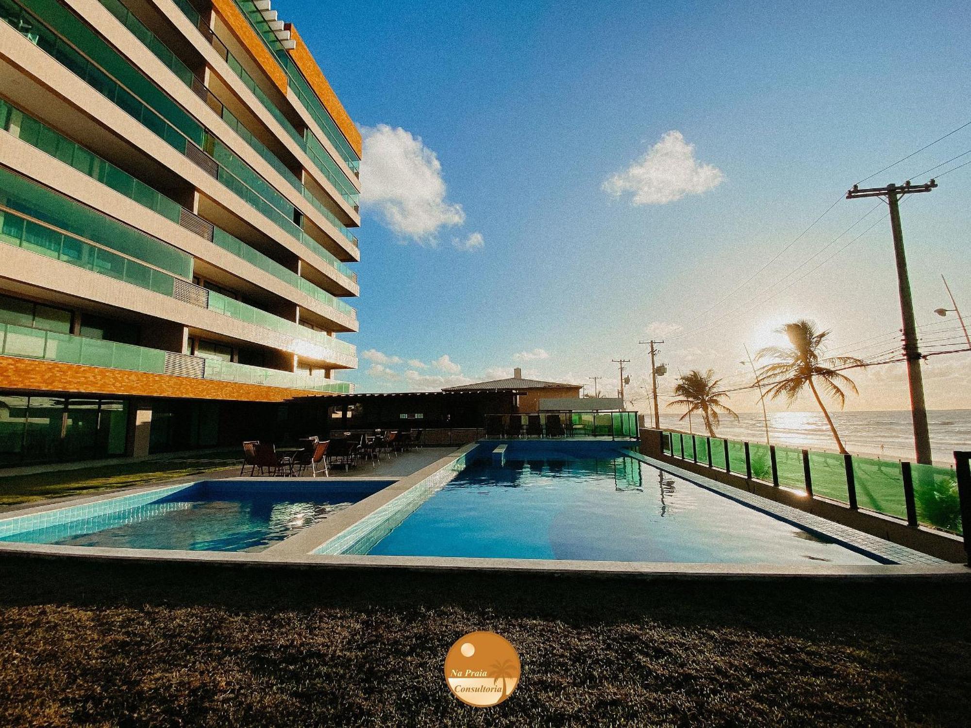 Pe Na Areia, Piscina Borda Infinita, Vaga De Garagem, Portaria 24 Hs Apartment ซัลวาดอร์ ภายนอก รูปภาพ