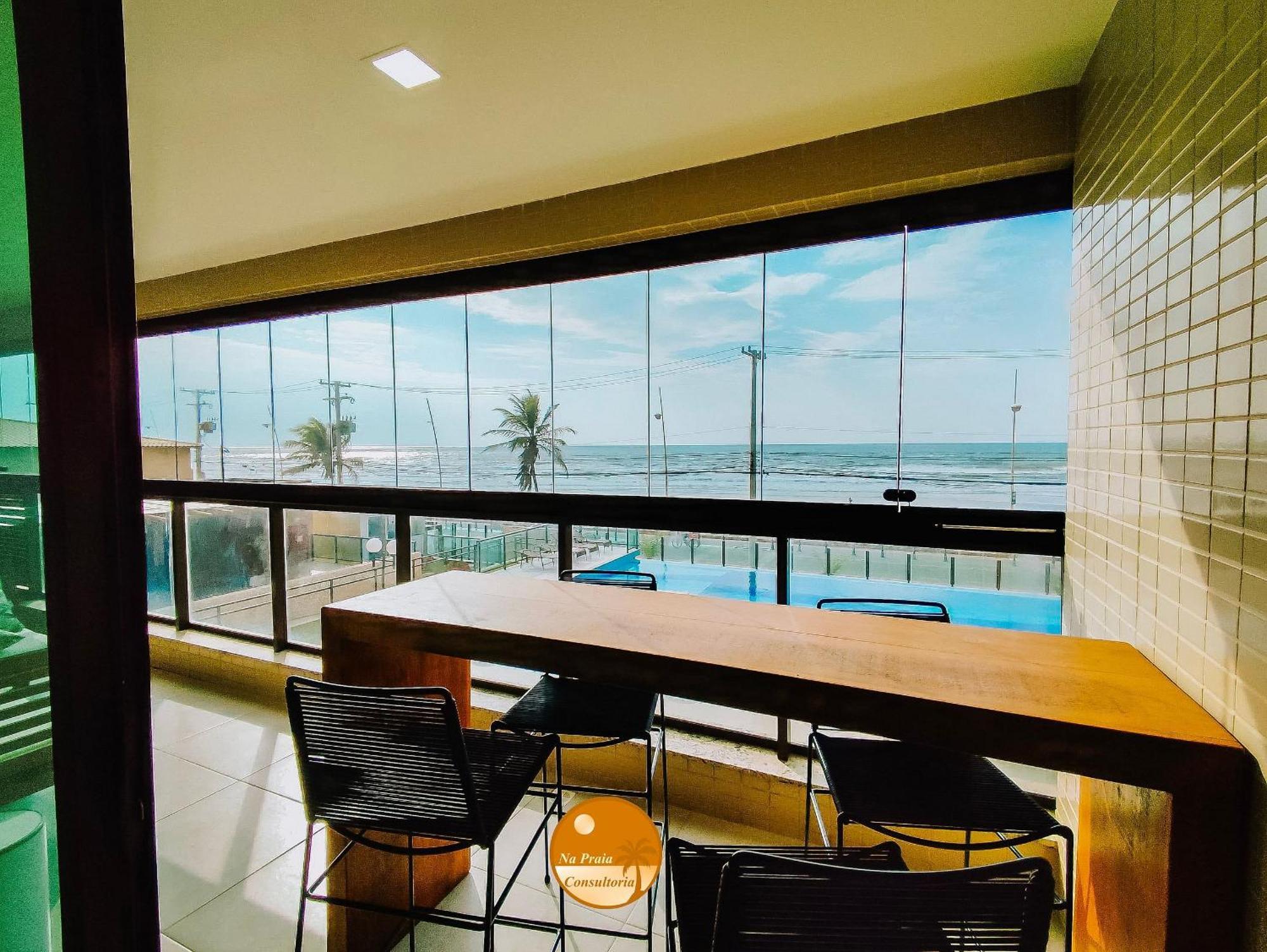 Pe Na Areia, Piscina Borda Infinita, Vaga De Garagem, Portaria 24 Hs Apartment ซัลวาดอร์ ห้อง รูปภาพ