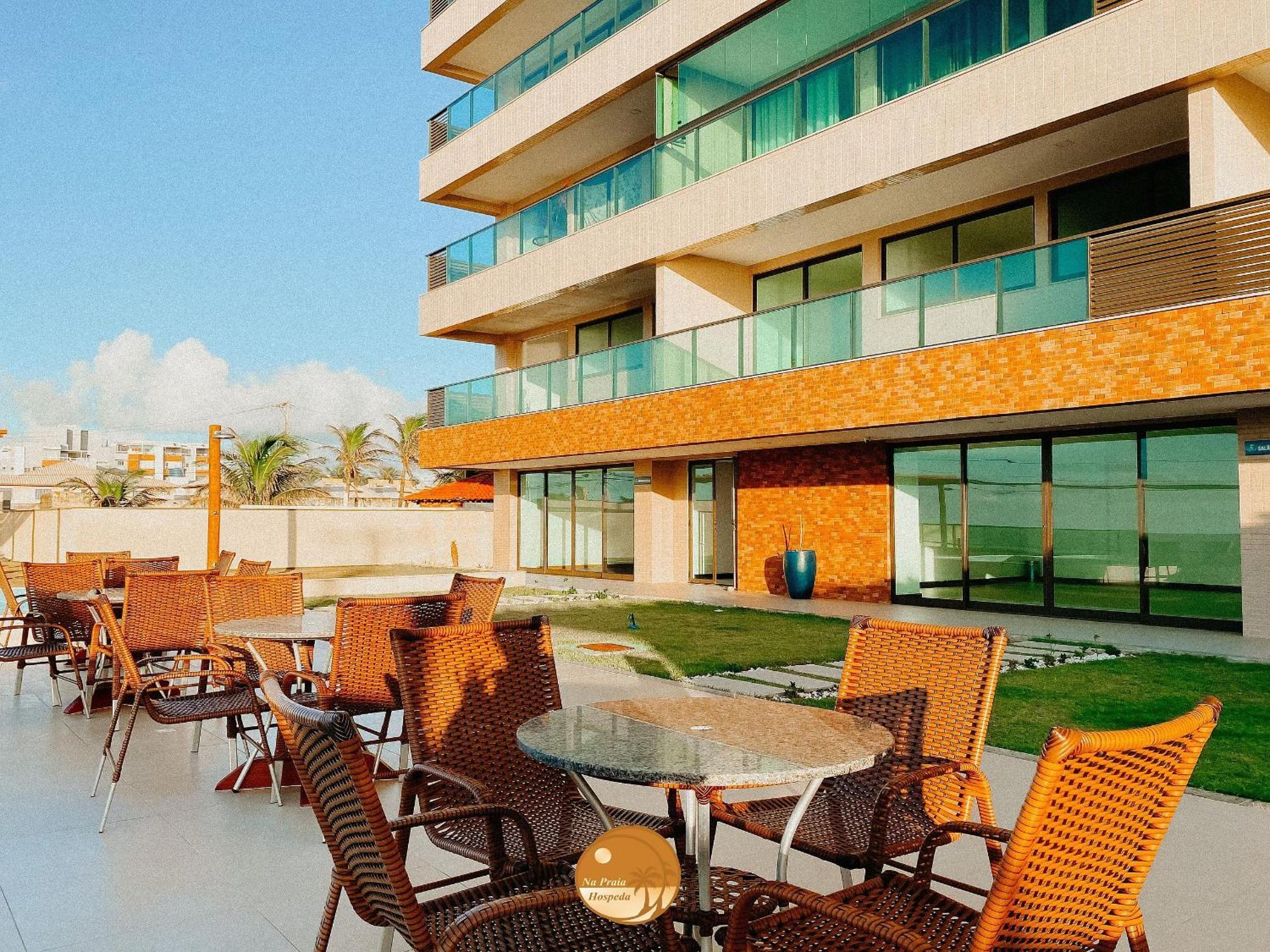 Pe Na Areia, Piscina Borda Infinita, Vaga De Garagem, Portaria 24 Hs Apartment ซัลวาดอร์ ห้อง รูปภาพ