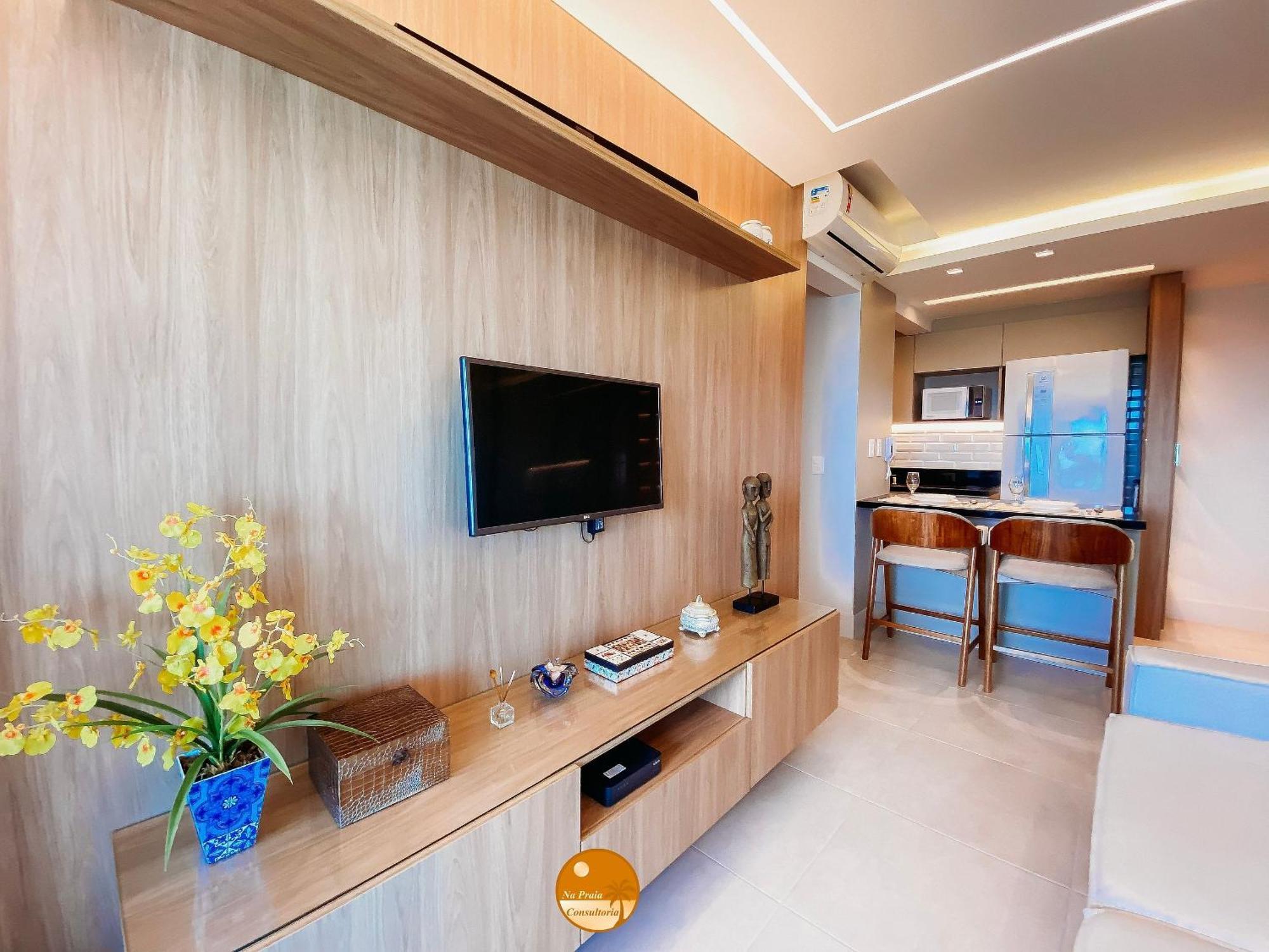 Pe Na Areia, Piscina Borda Infinita, Vaga De Garagem, Portaria 24 Hs Apartment ซัลวาดอร์ ห้อง รูปภาพ