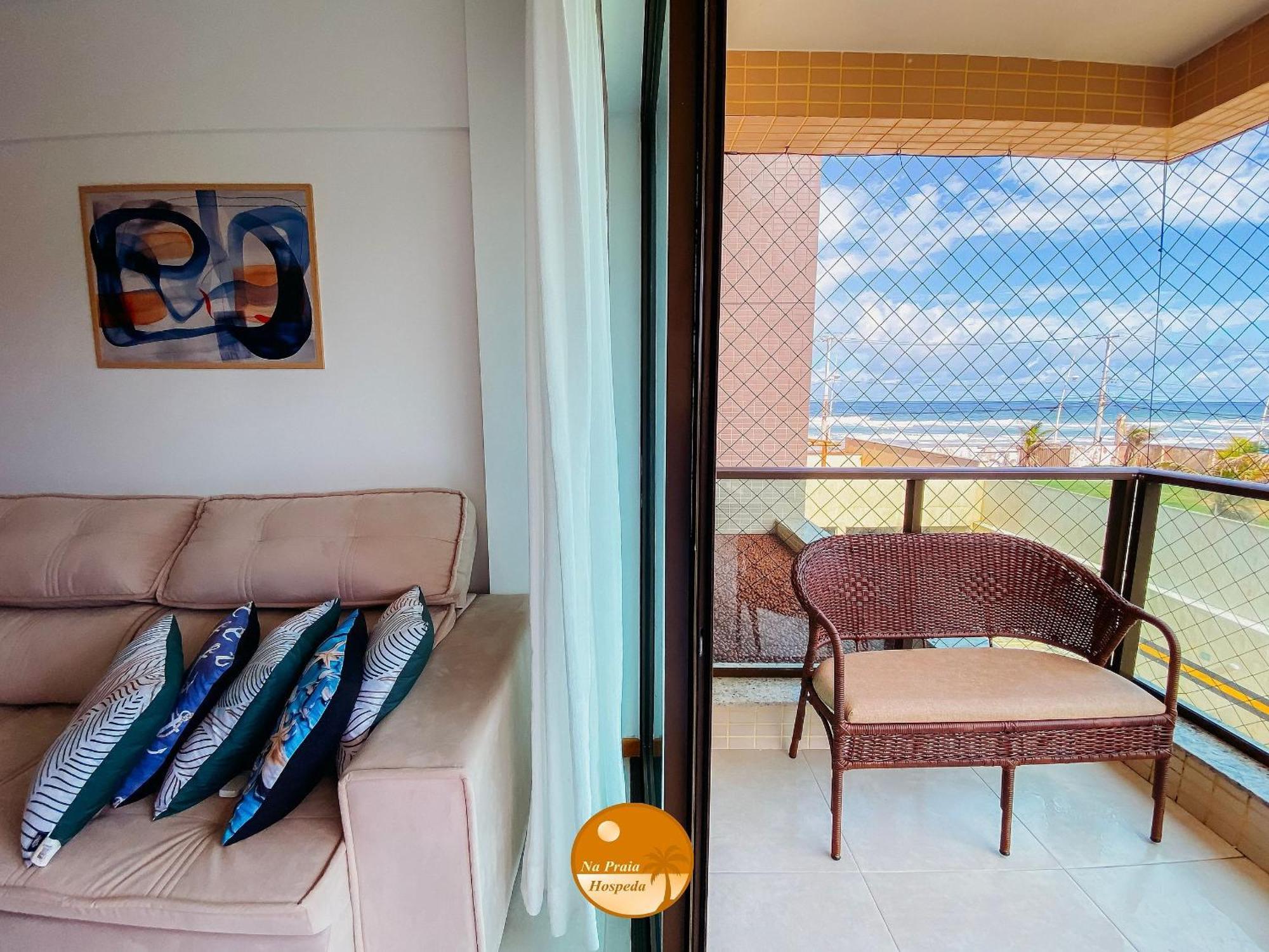 Pe Na Areia, Piscina Borda Infinita, Vaga De Garagem, Portaria 24 Hs Apartment ซัลวาดอร์ ห้อง รูปภาพ