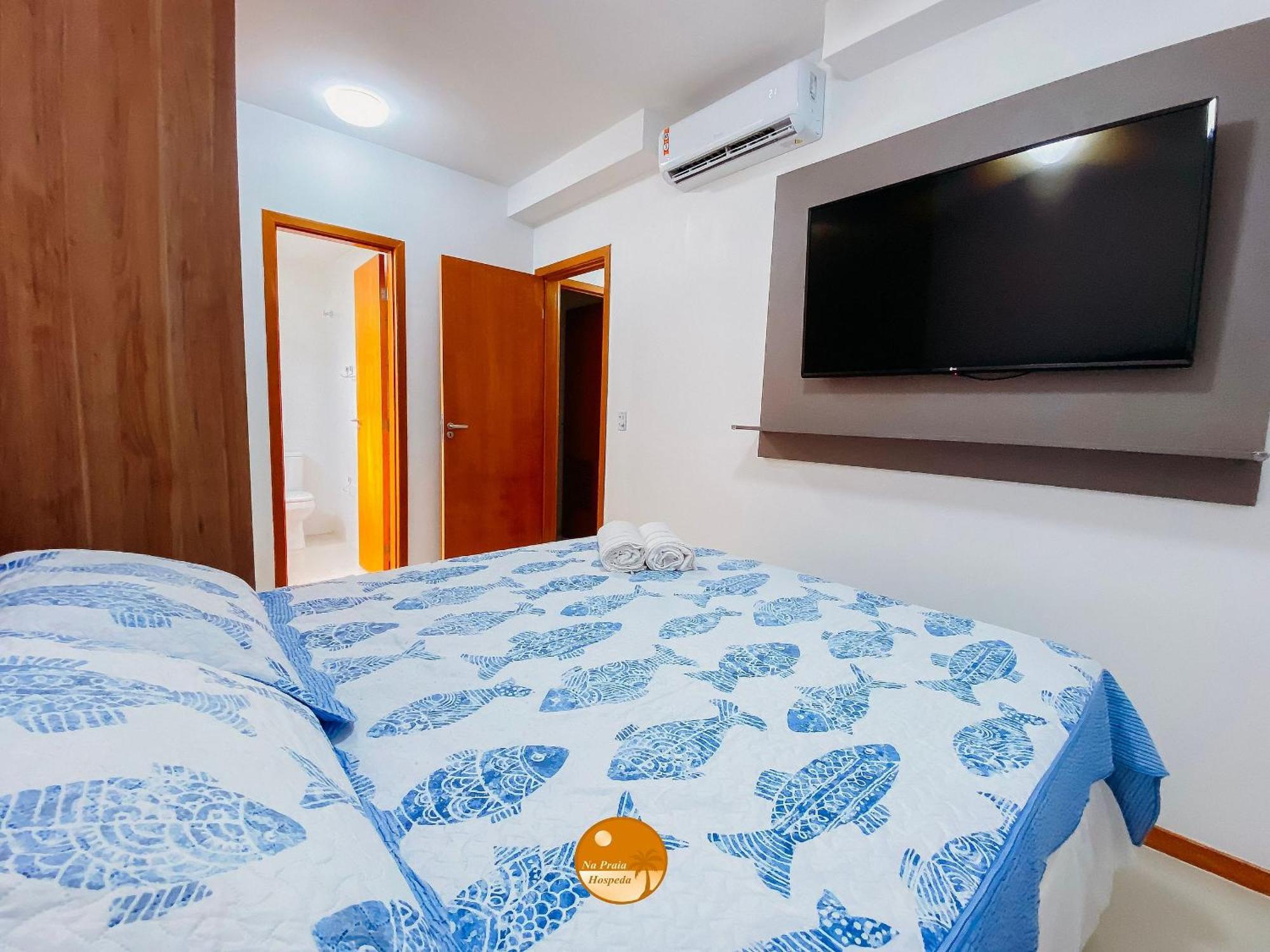 Pe Na Areia, Piscina Borda Infinita, Vaga De Garagem, Portaria 24 Hs Apartment ซัลวาดอร์ ห้อง รูปภาพ