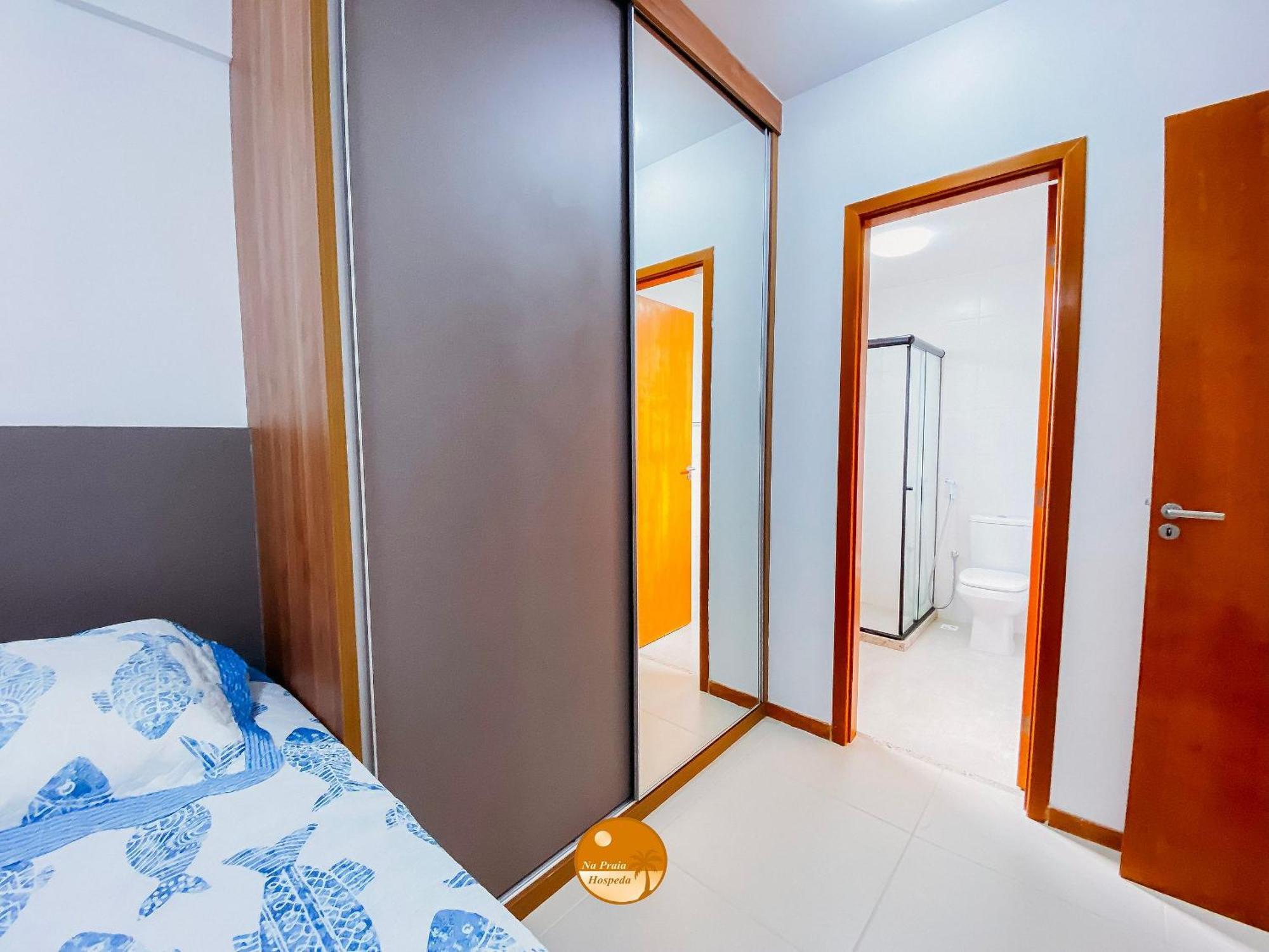Pe Na Areia, Piscina Borda Infinita, Vaga De Garagem, Portaria 24 Hs Apartment ซัลวาดอร์ ห้อง รูปภาพ